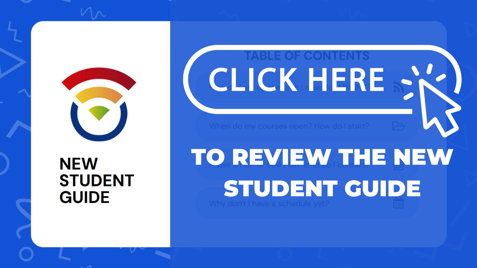 New Student Guide New Student Guide